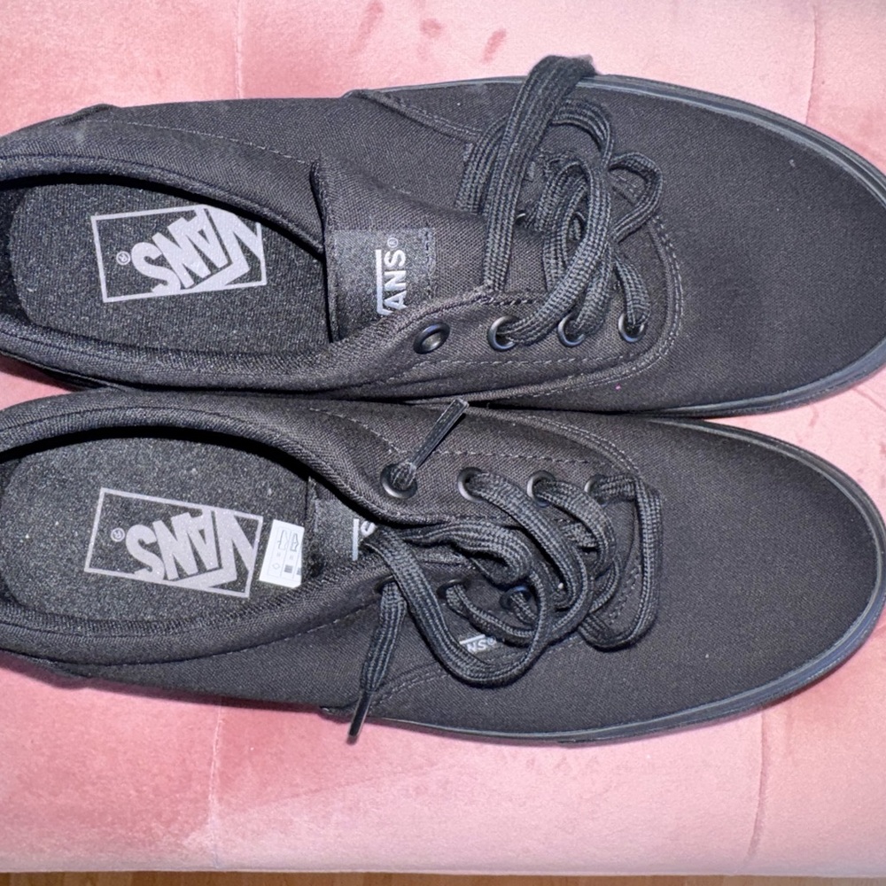 Vans Classic Black Canvas Shoes